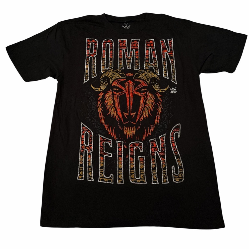 WWE Roman Reigns Black Graphic Tee size large‎ new